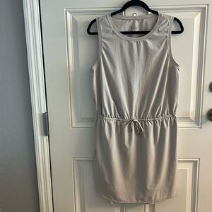 Athleta Light Gray Sleeveless Dress